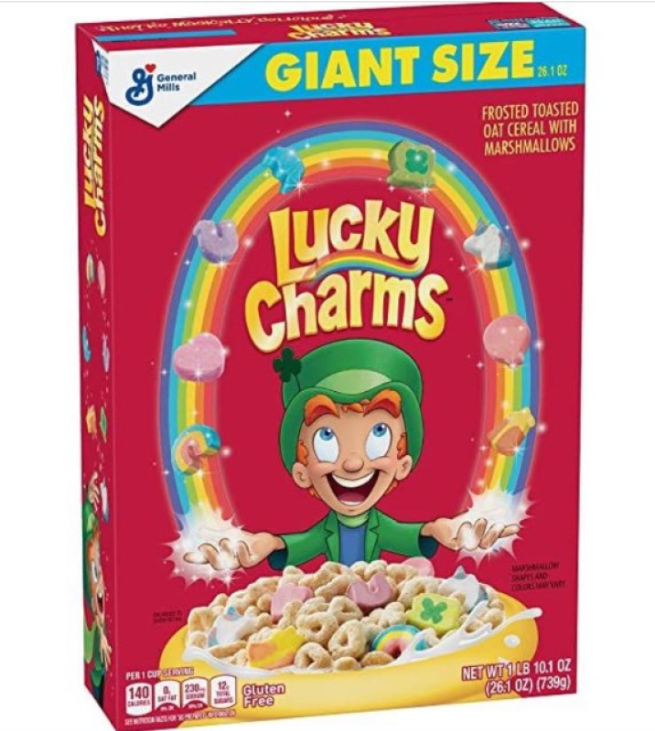 General Mills LUCKY CHARMS Oat Ceral with Marshmallows Cerealien 739 g